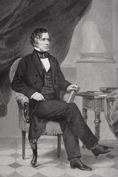 Portrait of Franklin Pierce (1804-69) by Alonzo Chappel